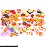 30 PCs Joanna Reid  Collectible Set of Adorable Puzzle Sweet Dessert Food Cake Erasers for Kids No Duplicates Puzzle Toys Best for Party Favors-Treasure Box Items for Classroom Food B073WQM44Y